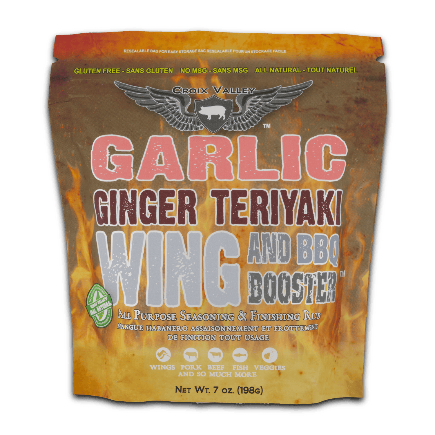 Croix Valley Garlic Ginger Teriyaki Wing Booster