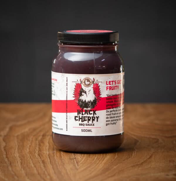 Smokey goodness black cherry bbq sauce