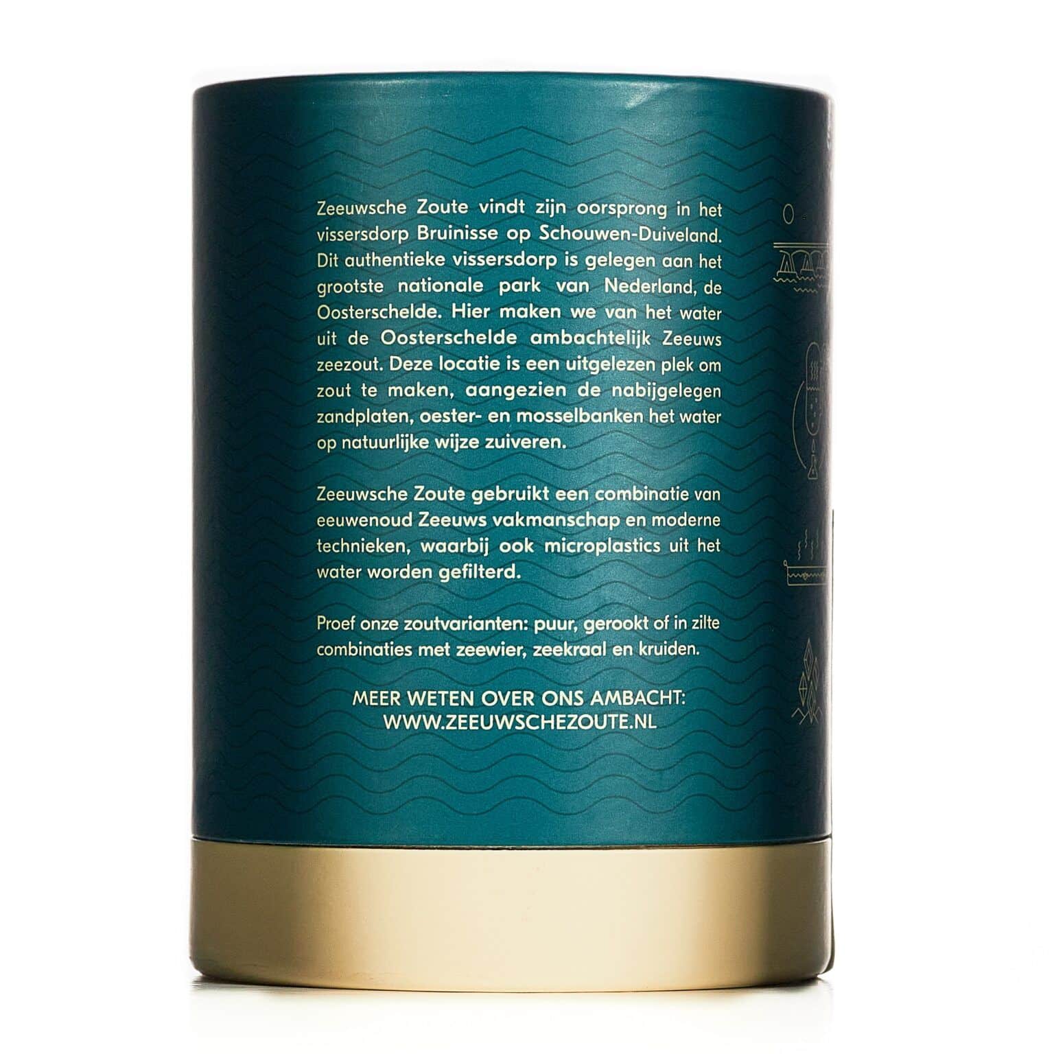 Zeeuwsche Zoute Puur Luxe Koker 100 gram