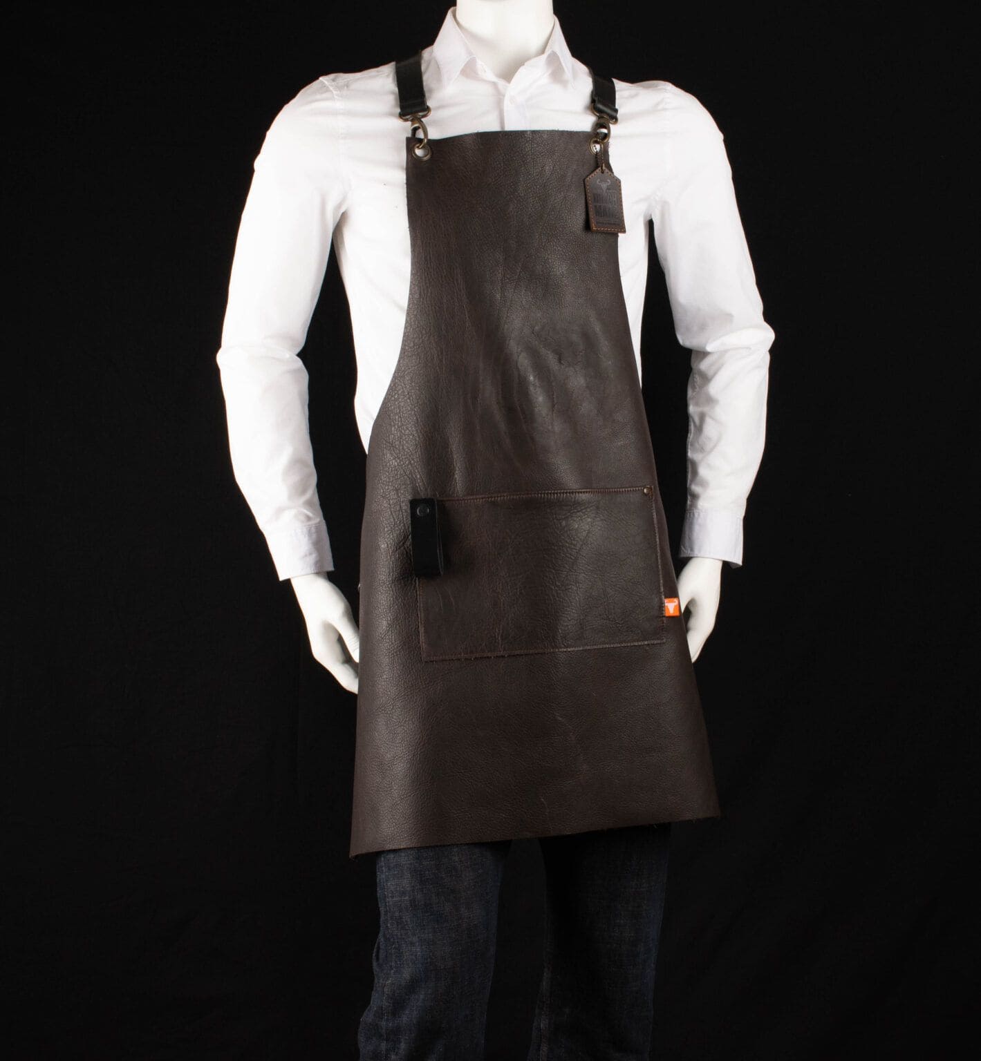 Leren BBQ Schort "SEM"