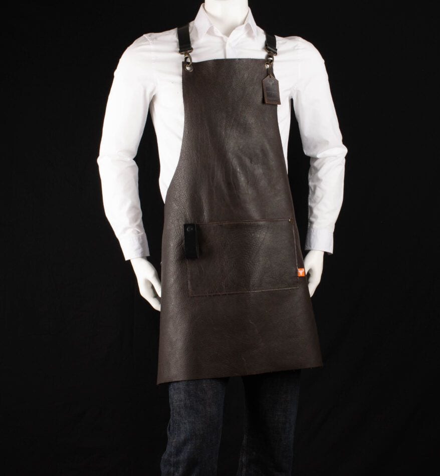 Leren BBQ Schort "SEM"