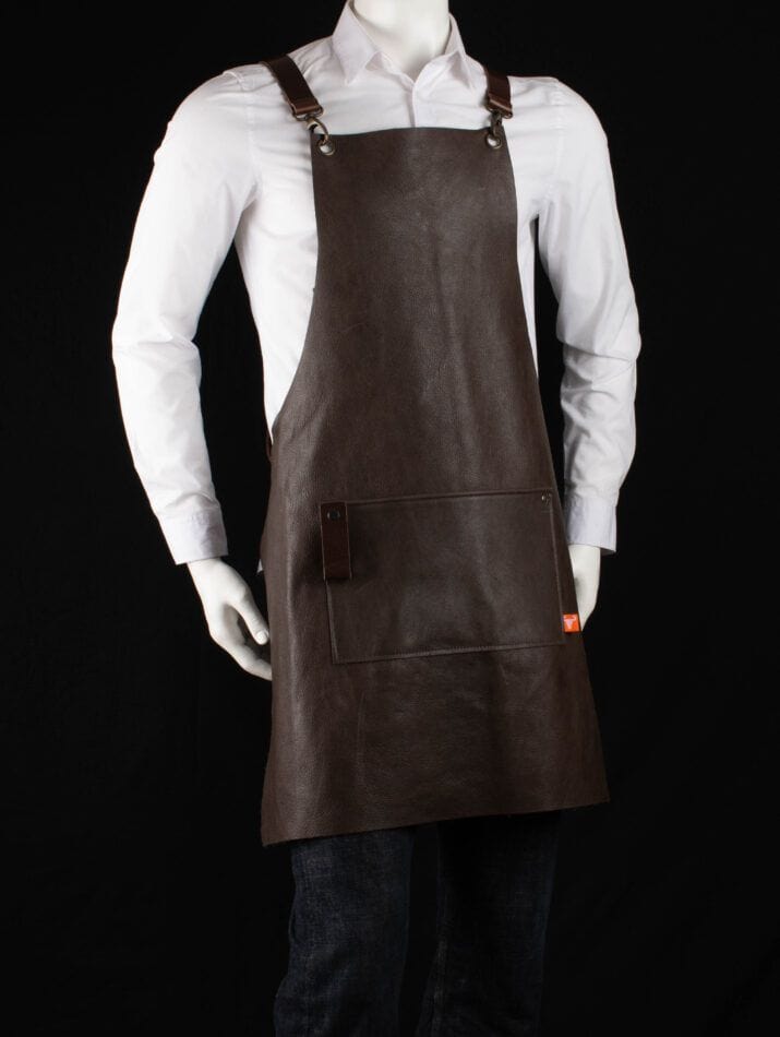Leren BBQ Schort "SEM"