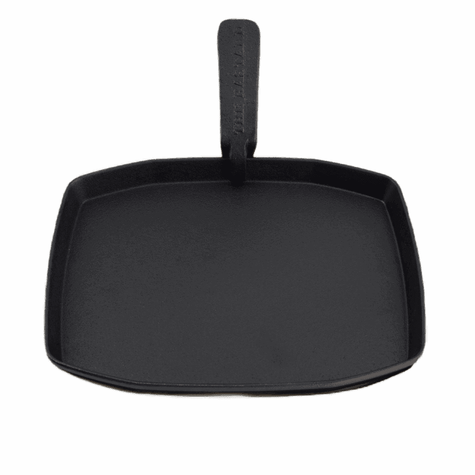 The Bastard Sizzling Plate & Holder Cast Iron 24x32 cm