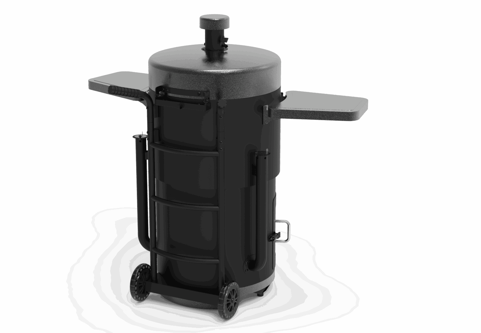 Barrel Charcoal Smoker