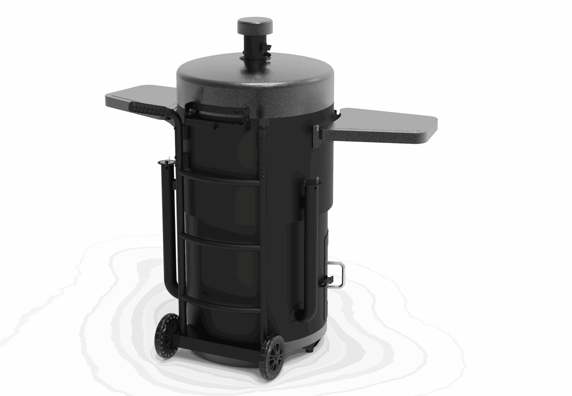 Barrel Charcoal Smoker