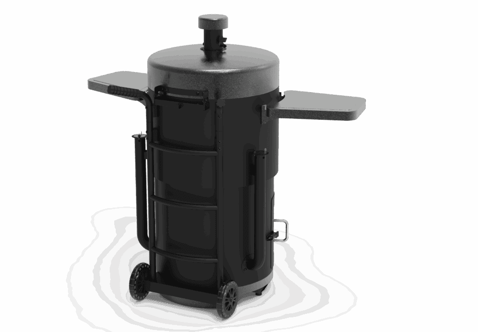 Barrel Charcoal Smoker