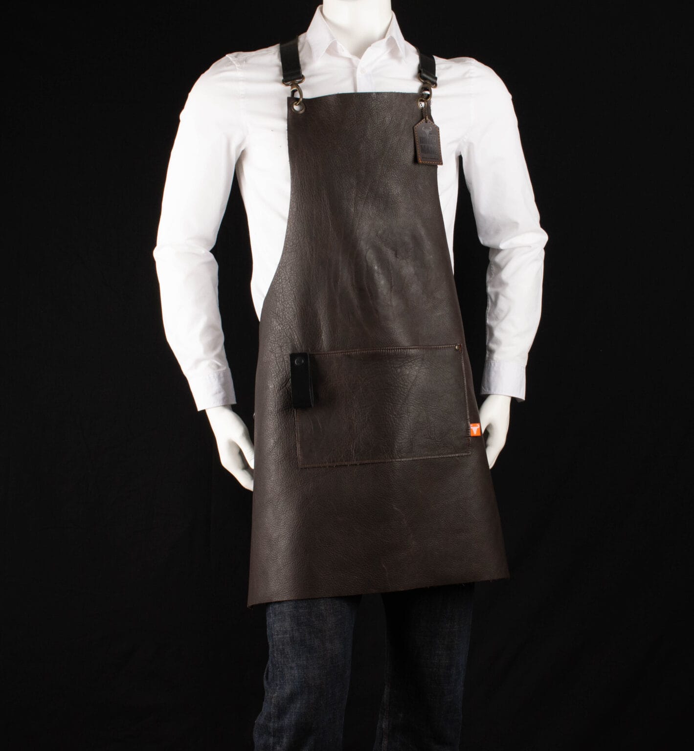 Leren BBQ Schort "SEM"