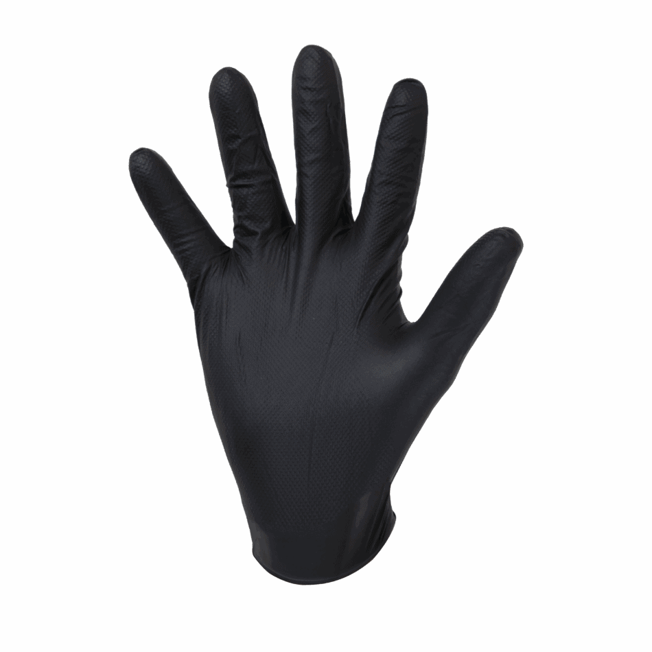 Nitril handschoenen met 2 katoenen handschoenen