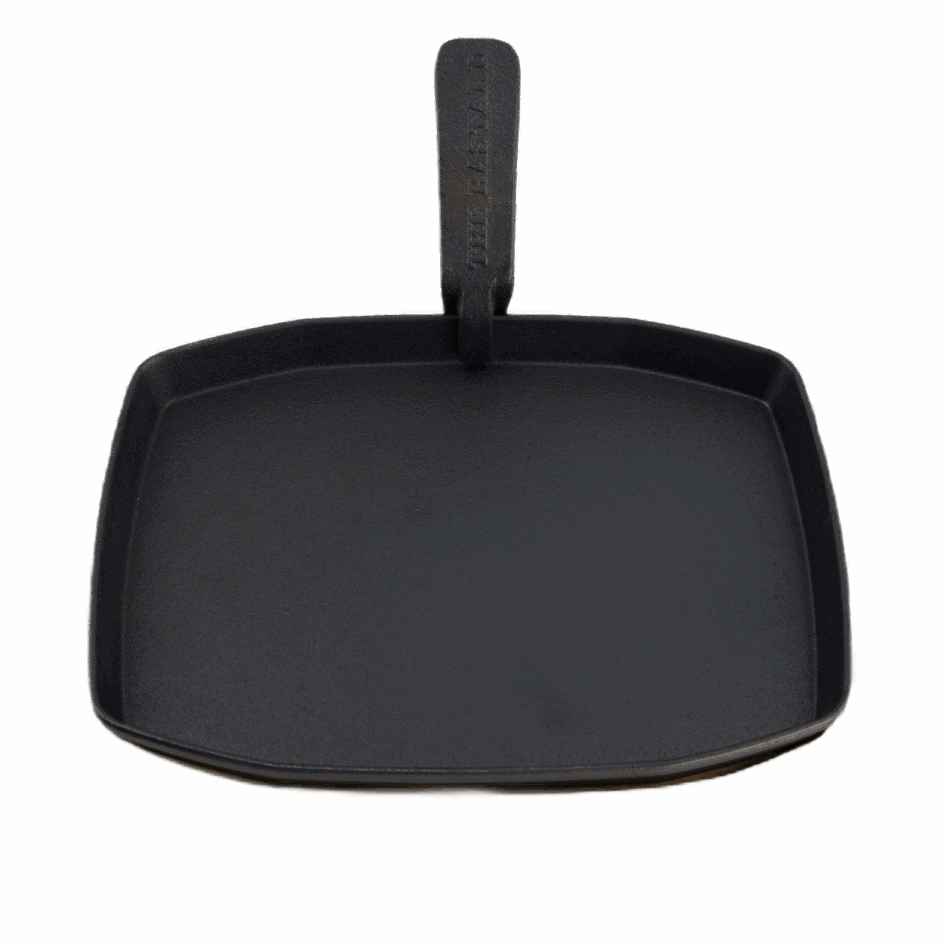 The Bastard Sizzling Plate & Holder Cast Iron 24x32 cm