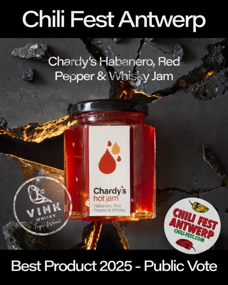 Chardy's hot jam - Habanero Red Pepper & Whisky Jam
