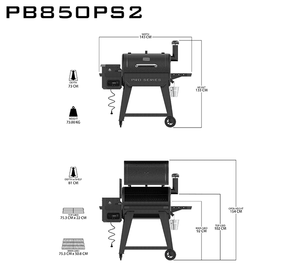 Pit Boss PRO 850 Wifi