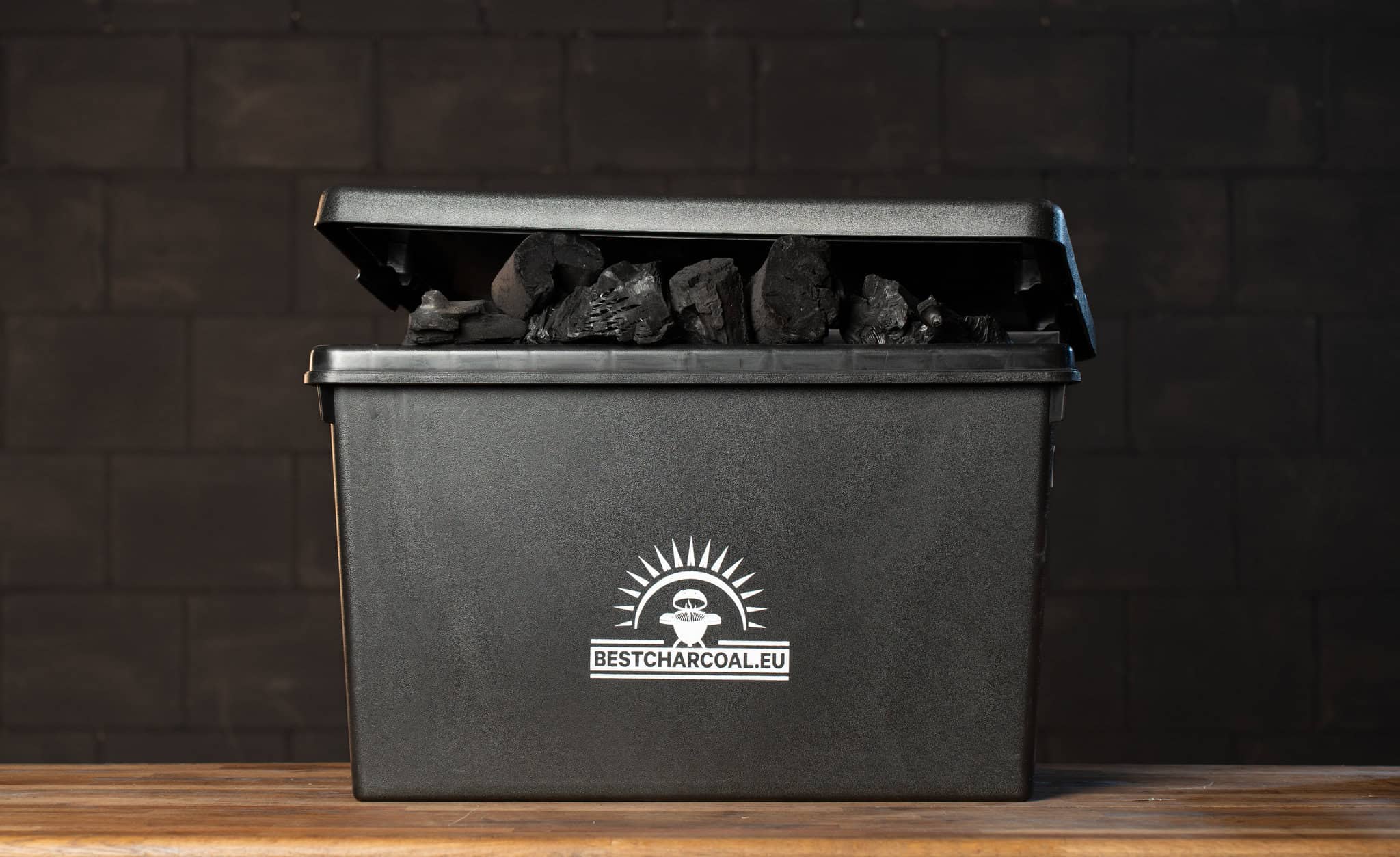 Bewaarbox voor houtskool