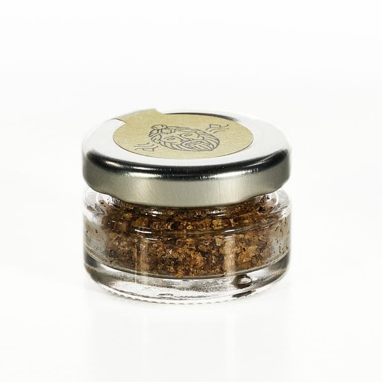 Zeeuwsche Zoute Zwarte knofkook Glazen pot 10 gram