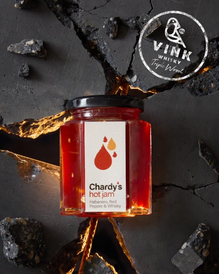 Chardy's hot jam - Habanero Red Pepper & Whisky Jam