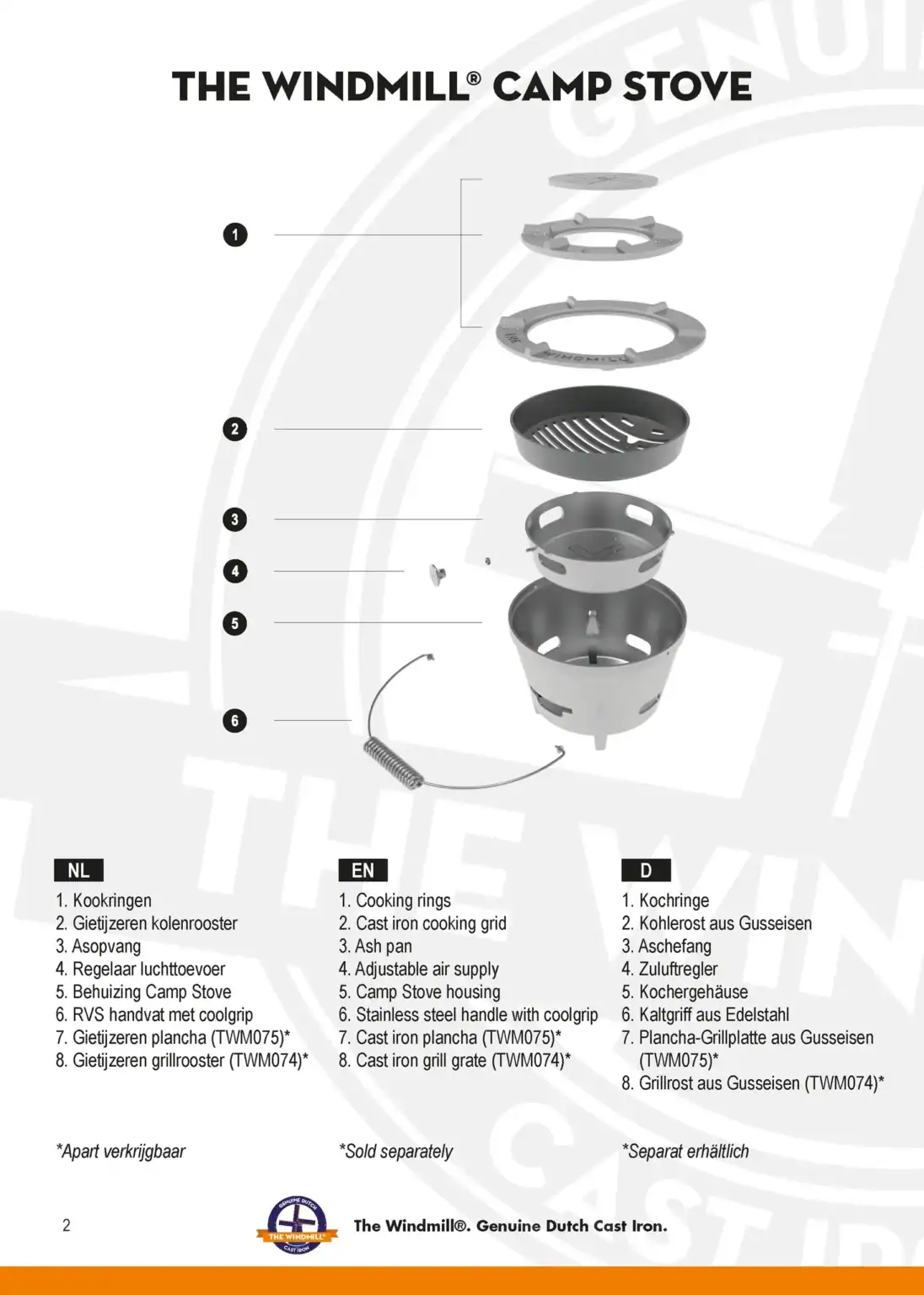 Cast Iron Camp Stove