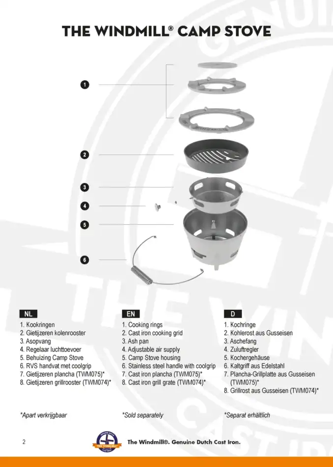 Cast Iron Camp Stove
