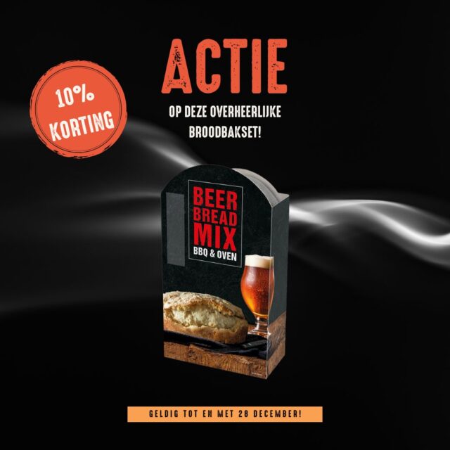 🍞🍺 Broodbakset 10% korting

Zin om zelf brood te bakken zonder gedoe? Met deze broodbak set maak je in een handomdraai een ambachtelijk tarwebrood. 

Het enige wat je zelf toevoegt is je favoriete bier. Blond, IPA, tripel, wat je maar lekker vindt! 

De mix is geschikt voor BBQ én oven en geeft je brood een stevige structuur en volle smaak. Ideaal voor bij de barbecue, een borrel of gewoon op tafel bij het eten 🥖🧈

Deze en volgende week krijg je 10 procent korting op deze broodbak set. 

De actie is geldig t/m 28 december, dus wacht niet te lang ⏰

Bestel via www.houseofbbq.nl en ga ermee aan de slag 👨‍🍳🍺