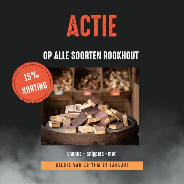Actie!

15% korting op alle soorten rookhout 🔥

Geef je BBQ die echte rooksmaak. Van subtiel fruitig tot krachtig hickory:
Bij ons vind je rookchunks, rookmot & snippers voor elke BBQ-stijl.

✔ Perfect voor low & slow
✔ Voor kamado, smoker & kettle
✔ Altijd topkwaliteit

👉 Kom langs in de winkel en rook het verschil!
👉 Bestel in onze webshop: www.houseofbbq.nl